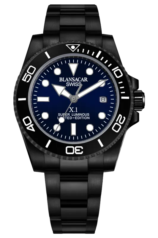 03-M0060-41BK-SUPER X1 (BLUE DIAL)