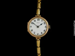 1920's Rolex Ladies Vintage Art Deco Watch - 9K Rose Gold