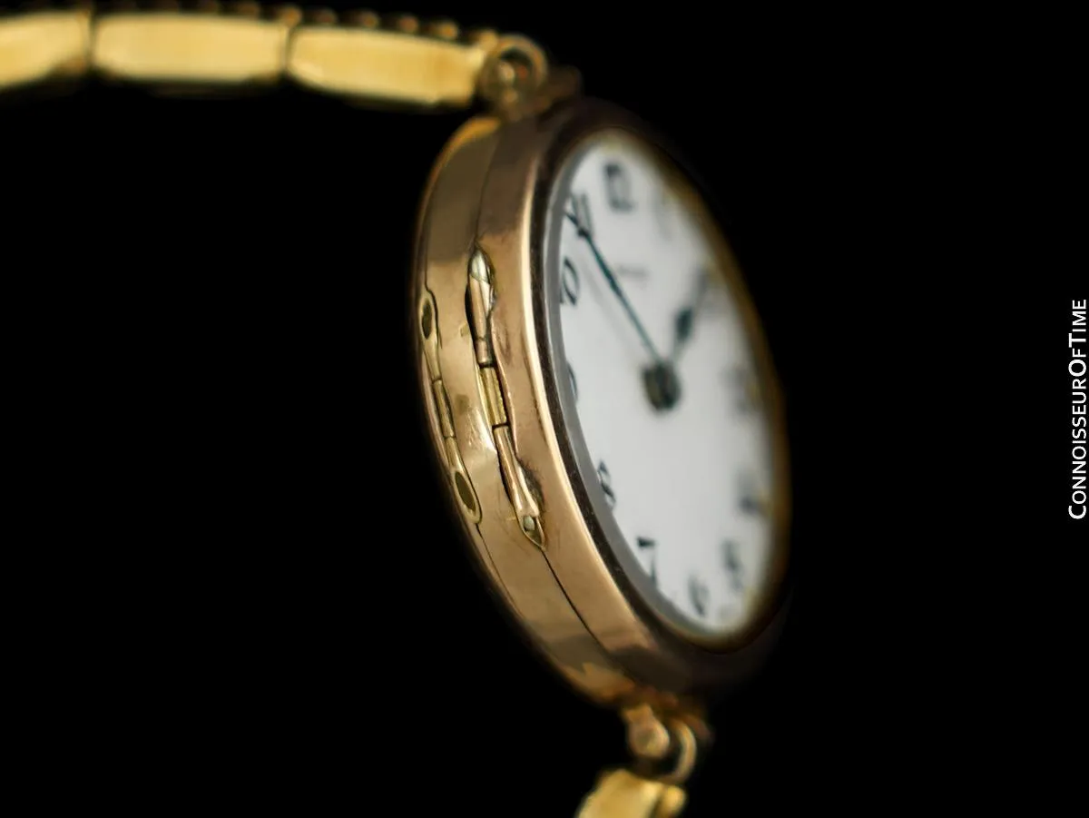 1920's Rolex Ladies Vintage Art Deco Watch - 9K Rose Gold