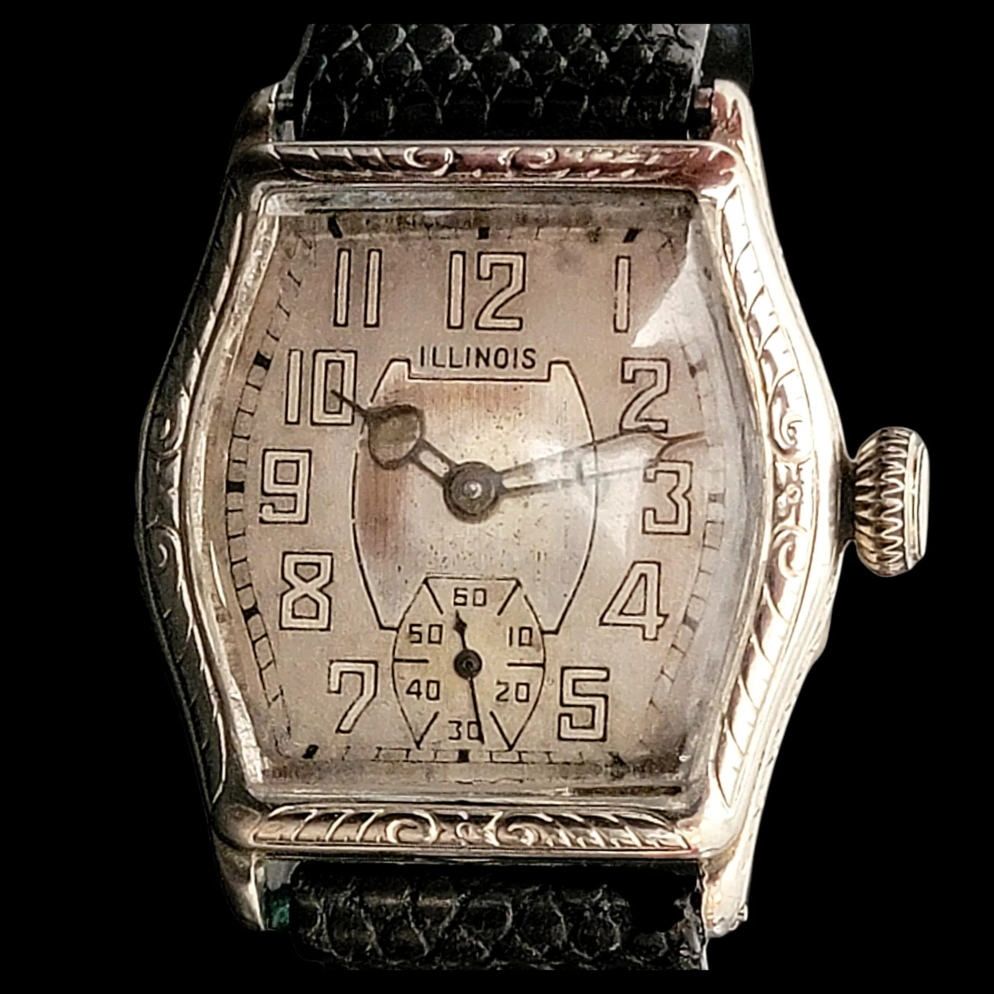 1930 ILLINOIS Watch Company "Mate" Wristwatch