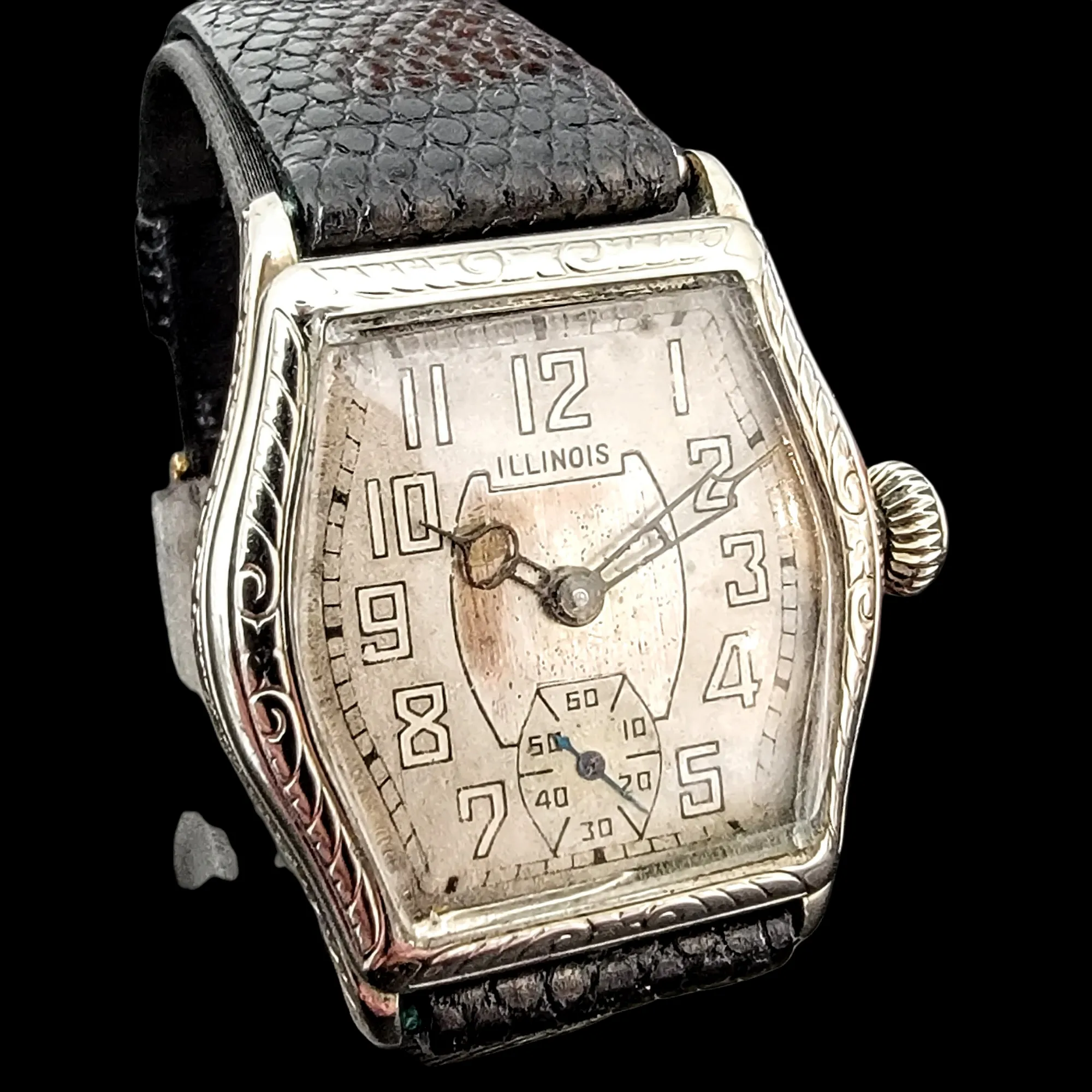 1930 ILLINOIS Watch Company "Mate" Wristwatch