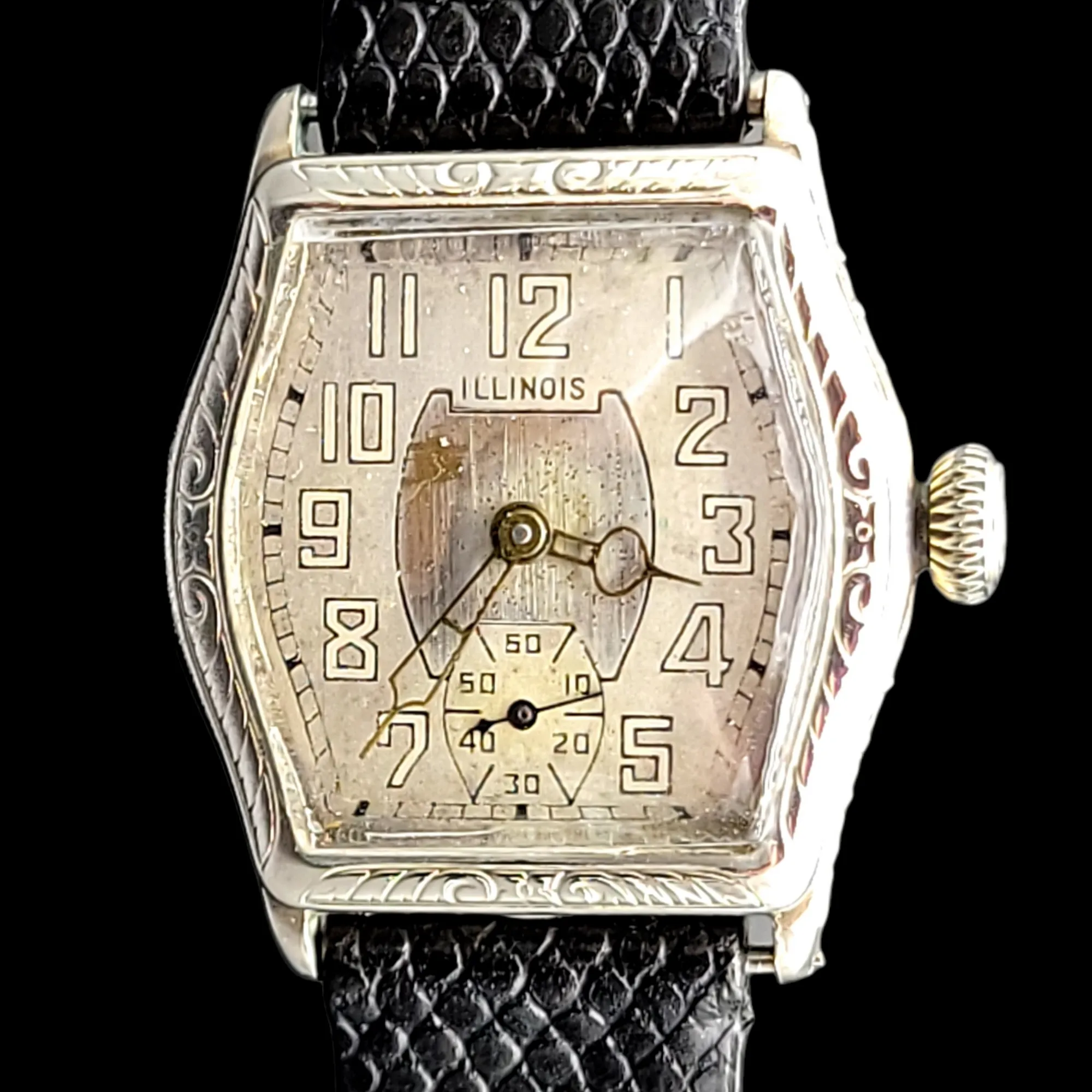 1930 ILLINOIS Watch Company "Mate" Wristwatch