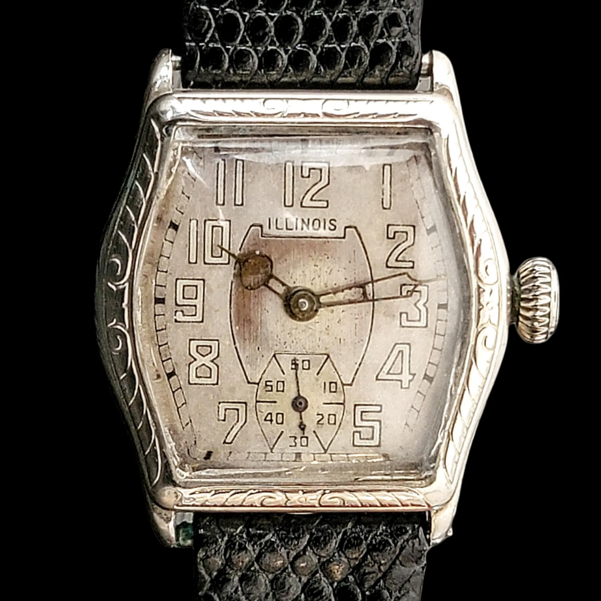 1930 ILLINOIS Watch Company "Mate" Wristwatch