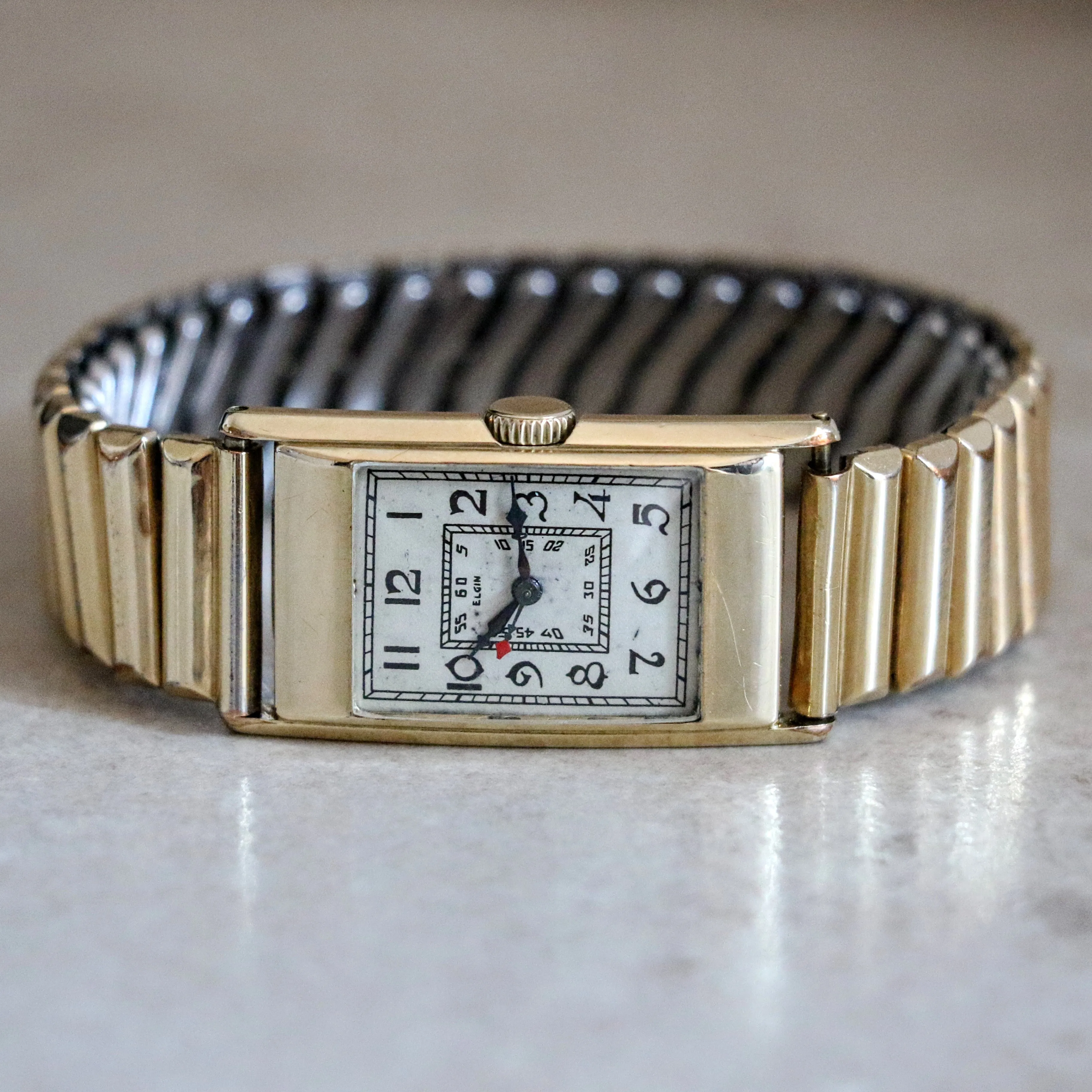1934 ELGIN Doctor’s Watch 15 Jewels Grade 522 Vintage Wristwatch Ref. 1117