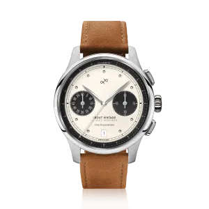 1934 Telechron, Steel / Off White & Black