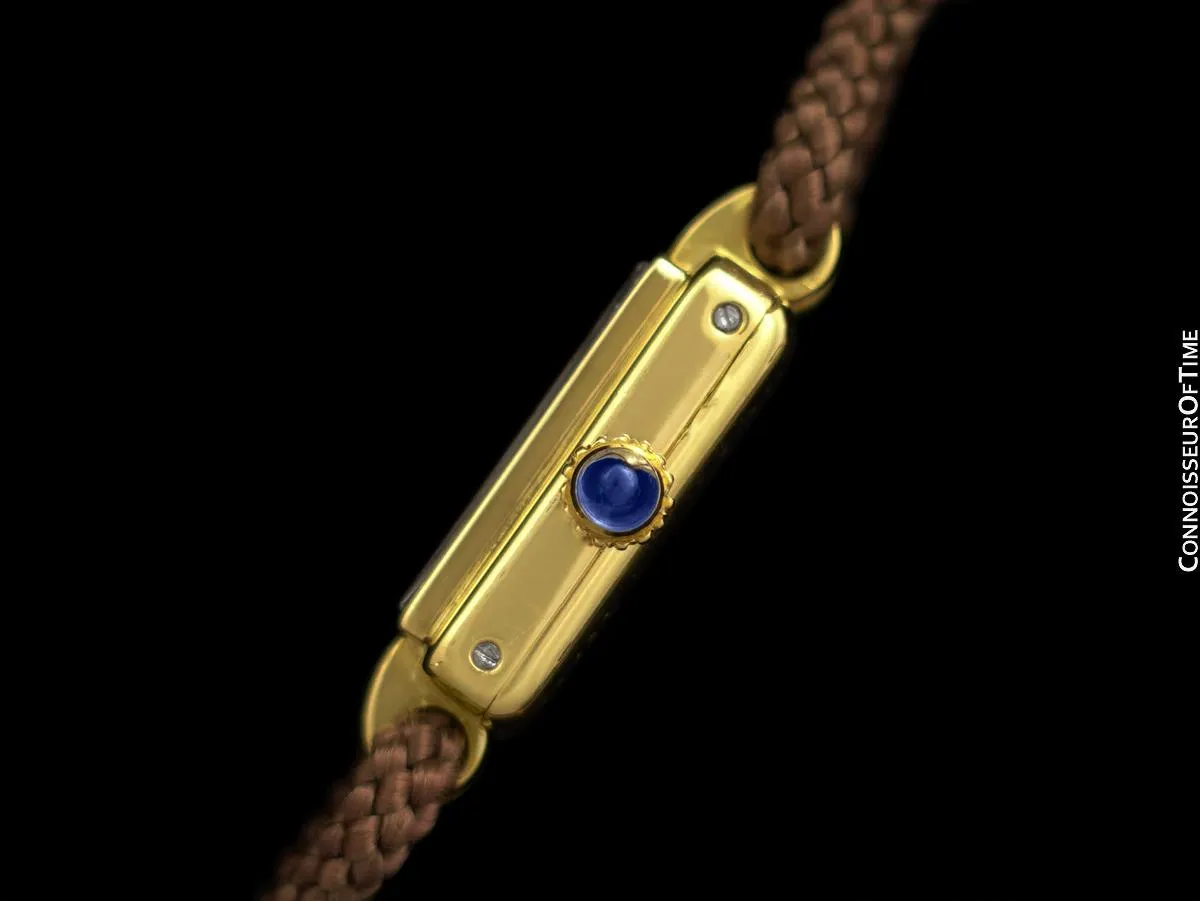 1940's Cartier French Vintage Ladies Handwound Watch - 18K Gold