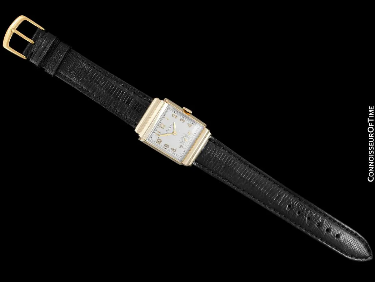 1940's Tiffany & Co. by IWC Vintage Watch with Cresarrow Case - 14K Gold
