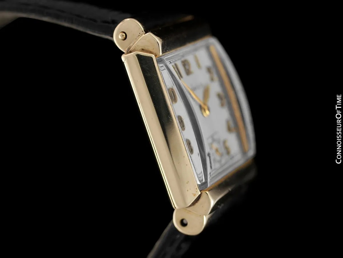 1940's Tiffany & Co. by IWC Vintage Watch with Cresarrow Case - 14K Gold