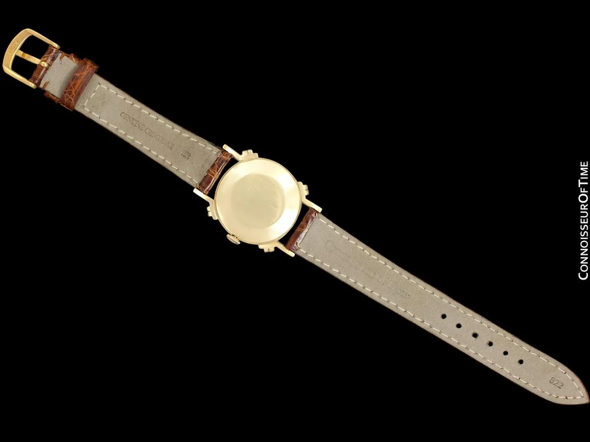 1948 Longines Vintage Mens Midsize Watch with Knot Lugs - 14K Gold