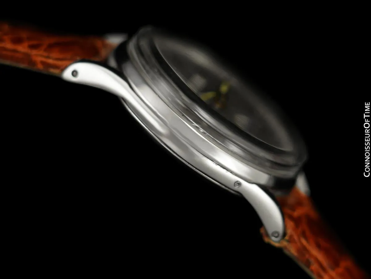 1948 Omega Cosmic Vintage Triple Date, Moon Phase Watch - Stainless Steel