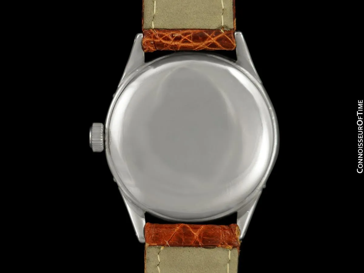 1948 Omega Cosmic Vintage Triple Date, Moon Phase Watch - Stainless Steel