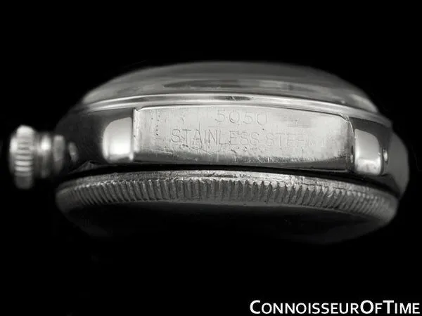 1948 Rolex Vintage Mens Ref. 5050 Bubbleback Watch - Very Fine and Rare