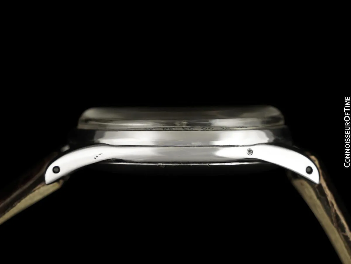1949 Omega Cosmic Vintage Triple Date, Moon Phase Watch - Stainless Steel