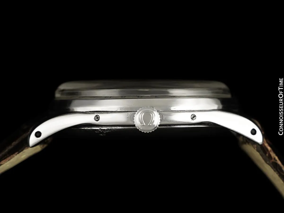 1949 Omega Cosmic Vintage Triple Date, Moon Phase Watch - Stainless Steel