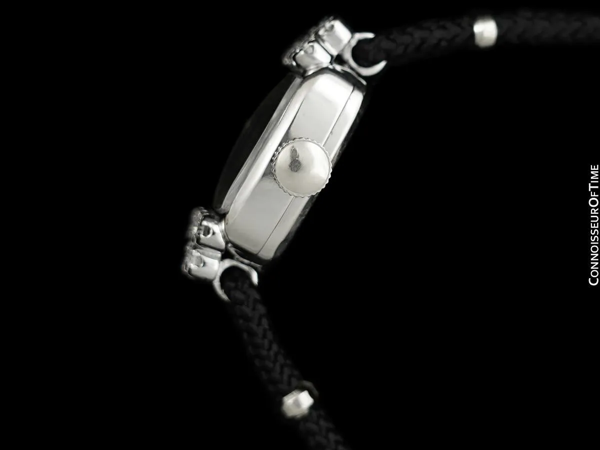 1950's Tiffany & Co. Ladies Vintage Watch - 14K White Gold with Diamonds