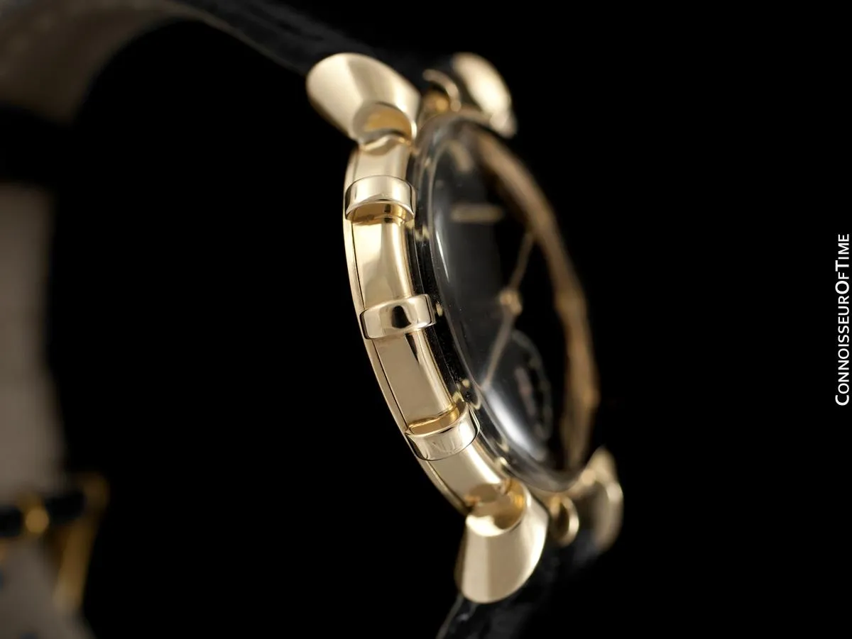 1951 Jaeger-LeCoultre Vintage Mens Watch, Rare Bradley II Model, 14K Gold - The Ships Wheel