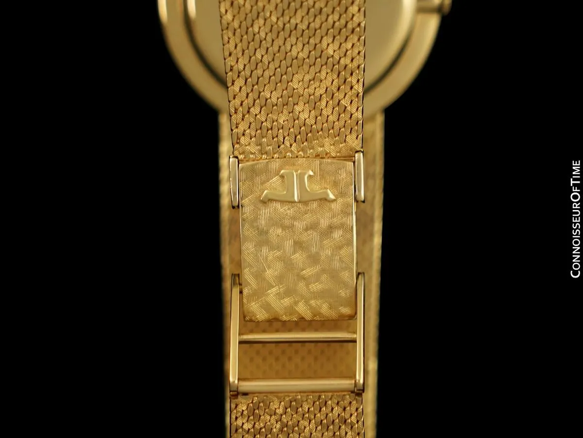1953 Jaeger-LeCoultre Vintage Mens Modernist Dress Watch - 14K Gold