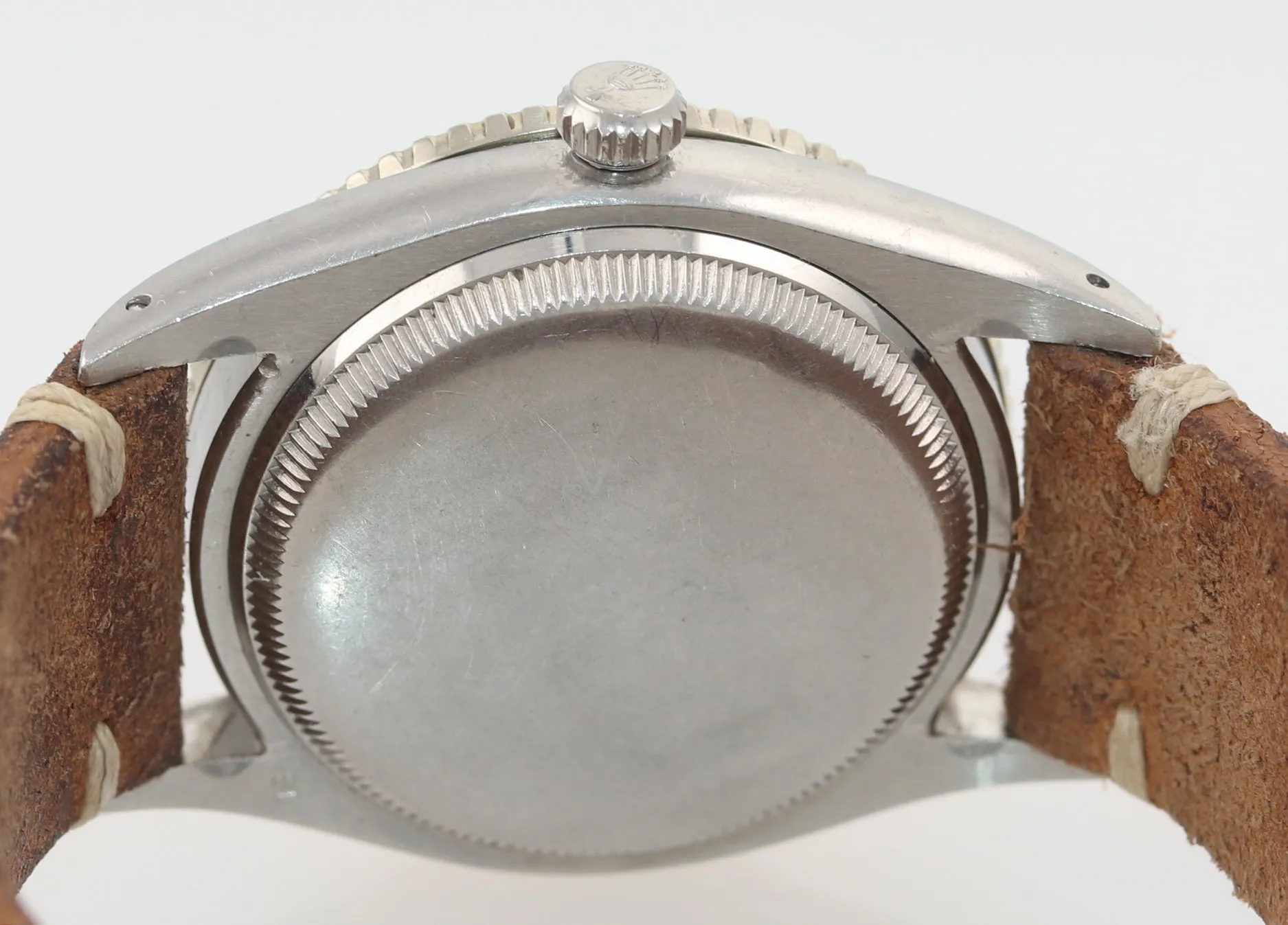 1954 Rolex 6202 GILT CHAPTER Turn-O-Graph 36mm Steel Date Red Triangle Watch