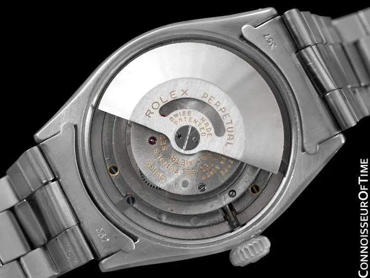 1954 Rolex Oyster Perpetual Vintage Ref. 6284 Mens Watch with Bubbleback - Stainless Steel