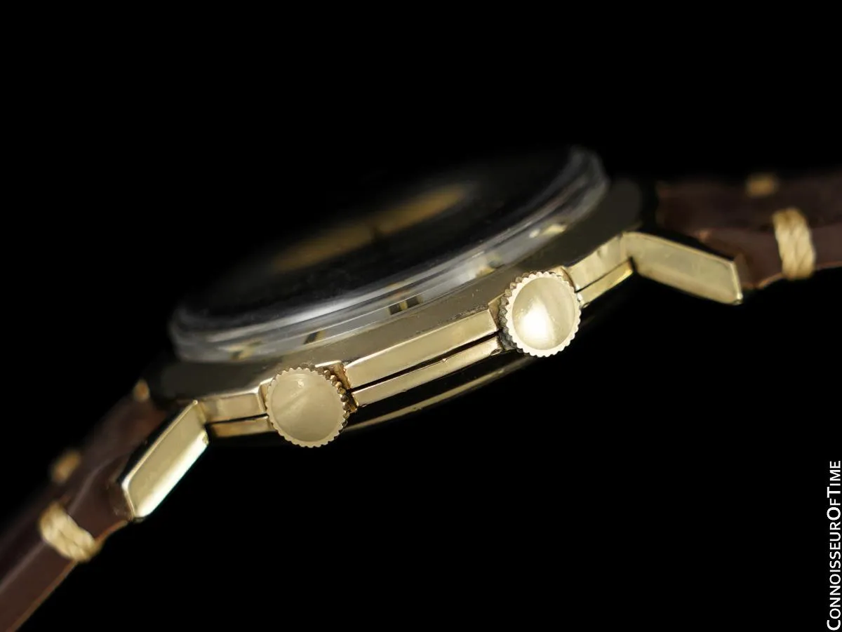 1955 Jaeger-LeCoultre Memovox Vintage Mens Wrist Alarm, 10K Gold Filled - Ford Motor Co.