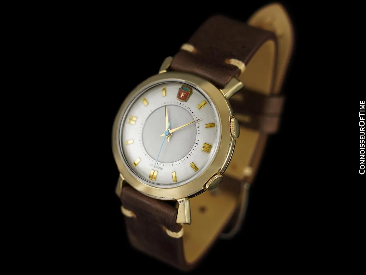 1955 Jaeger-LeCoultre Memovox Vintage Mens Wrist Alarm, 10K Gold Filled - Ford Motor Co.
