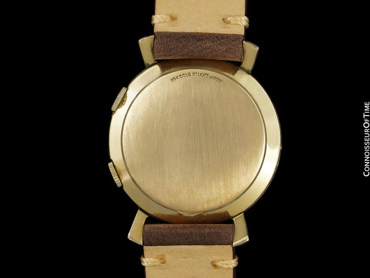 1955 Jaeger-LeCoultre Memovox Vintage Mens Wrist Alarm, 10K Gold Filled - Ford Motor Co.