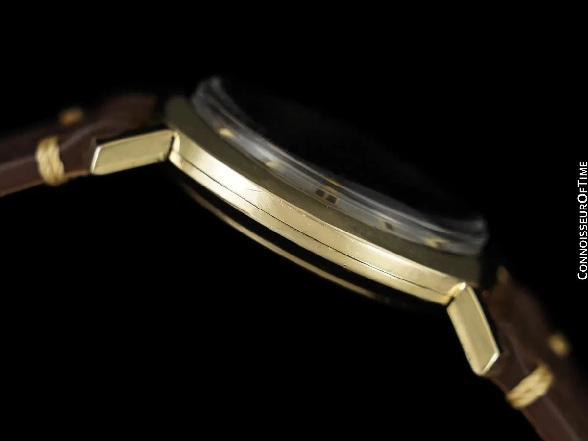 1955 Jaeger-LeCoultre Memovox Vintage Mens Wrist Alarm, 10K Gold Filled - Ford Motor Co.