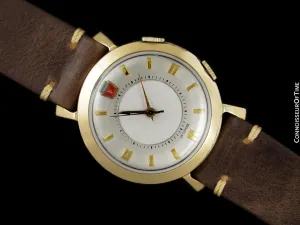 1955 Jaeger-LeCoultre Memovox Vintage Mens Wrist Alarm, 10K Gold Filled - Ford Motor Co.