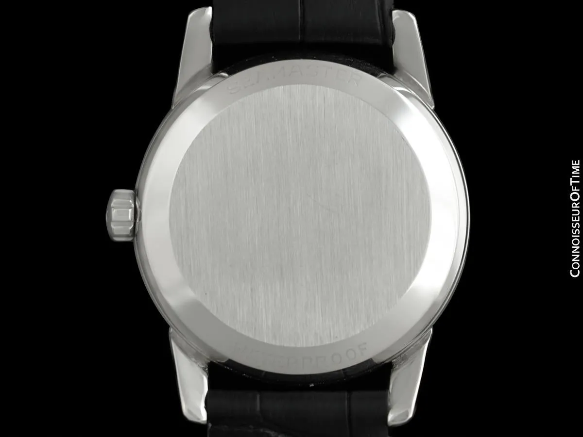 1956 Omega Seamaster Vintage Mens Calatrava Classic Handwound Watch - Stainless Steel