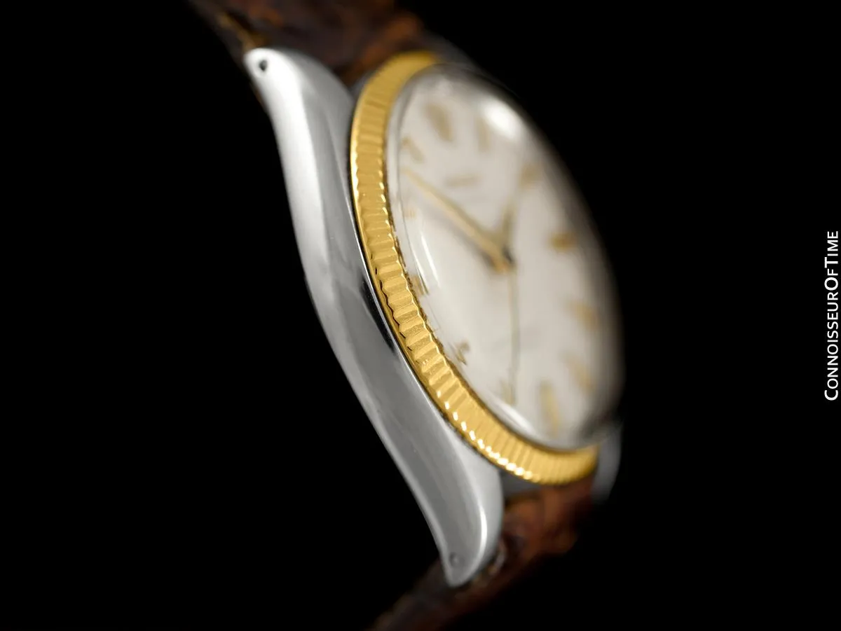 1957 Rolex Oyster Perpetual Classic Vintage Mens Automatic Watch, Ref. 6567 - Stainless Steel & 18K Gold