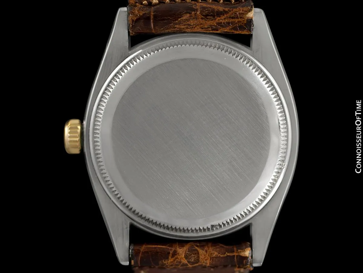 1957 Rolex Oyster Perpetual Classic Vintage Mens Automatic Watch, Ref. 6567 - Stainless Steel & 18K Gold