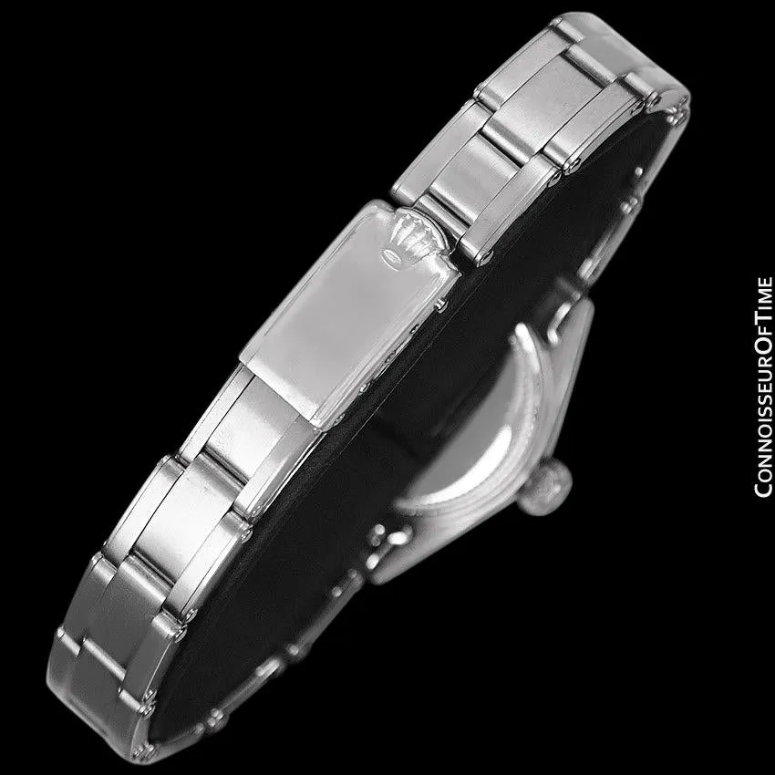 1960 Rolex Oysterdate Precision Ladies Vintage Watch with Date - Stainless Steel
