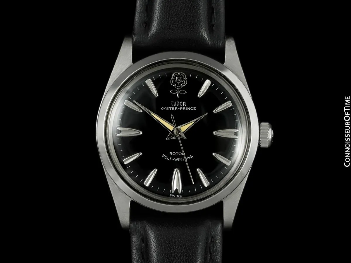 1960 Tudor (Rolex) Oyster Prince "Big Rose" Vintage Mens Ref. 7964 Watch - Stainless Steel