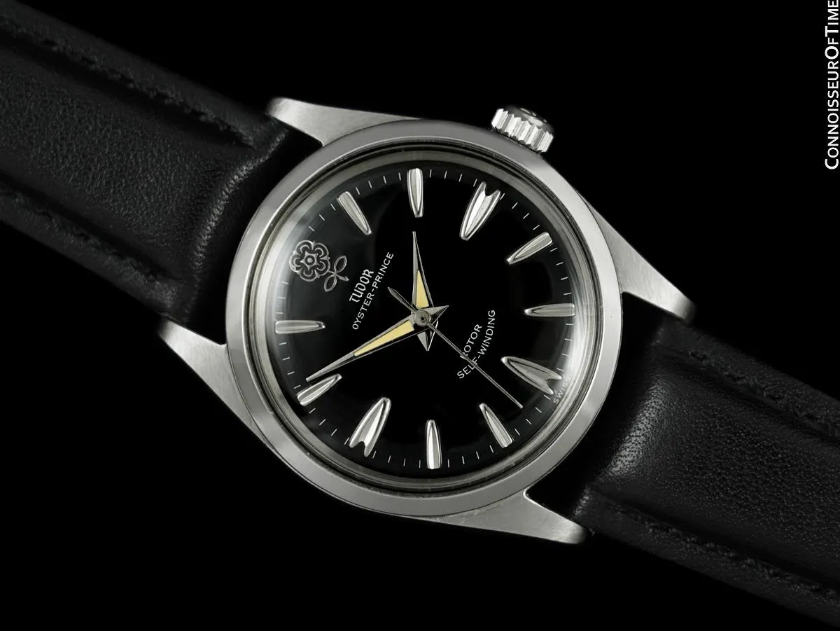 1960 Tudor (Rolex) Oyster Prince "Big Rose" Vintage Mens Ref. 7964 Watch - Stainless Steel