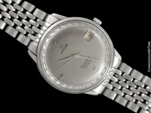 1960's Enicar Supertest Mens Vintage Chronometer Watch with Bracelet - Stainless Steel