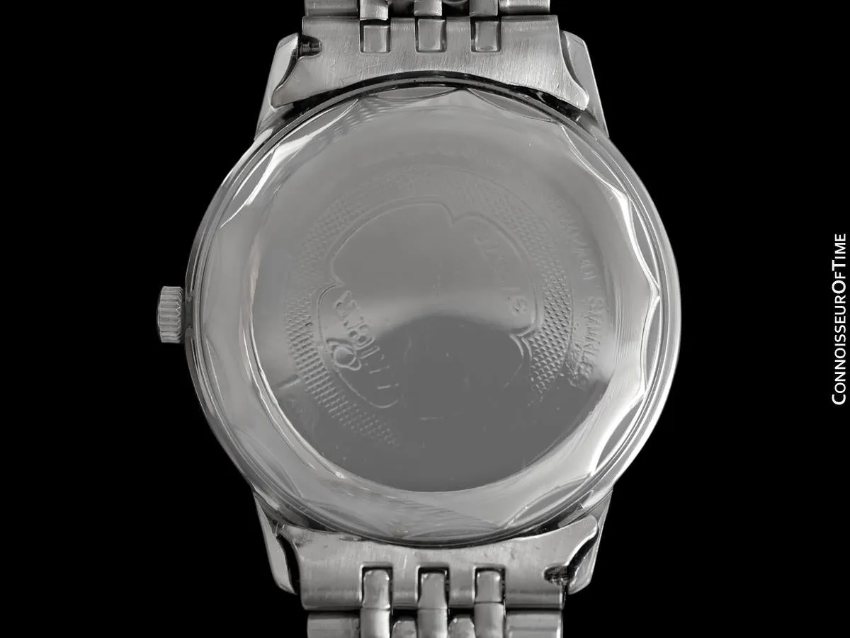 1960's Enicar Supertest Mens Vintage Chronometer Watch with Bracelet - Stainless Steel