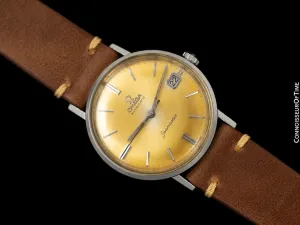 1960's Omega Seamaster Vintage Mens Cal. 560 Stainless Steel Watch, Automatic, Date - Only 3000 Made