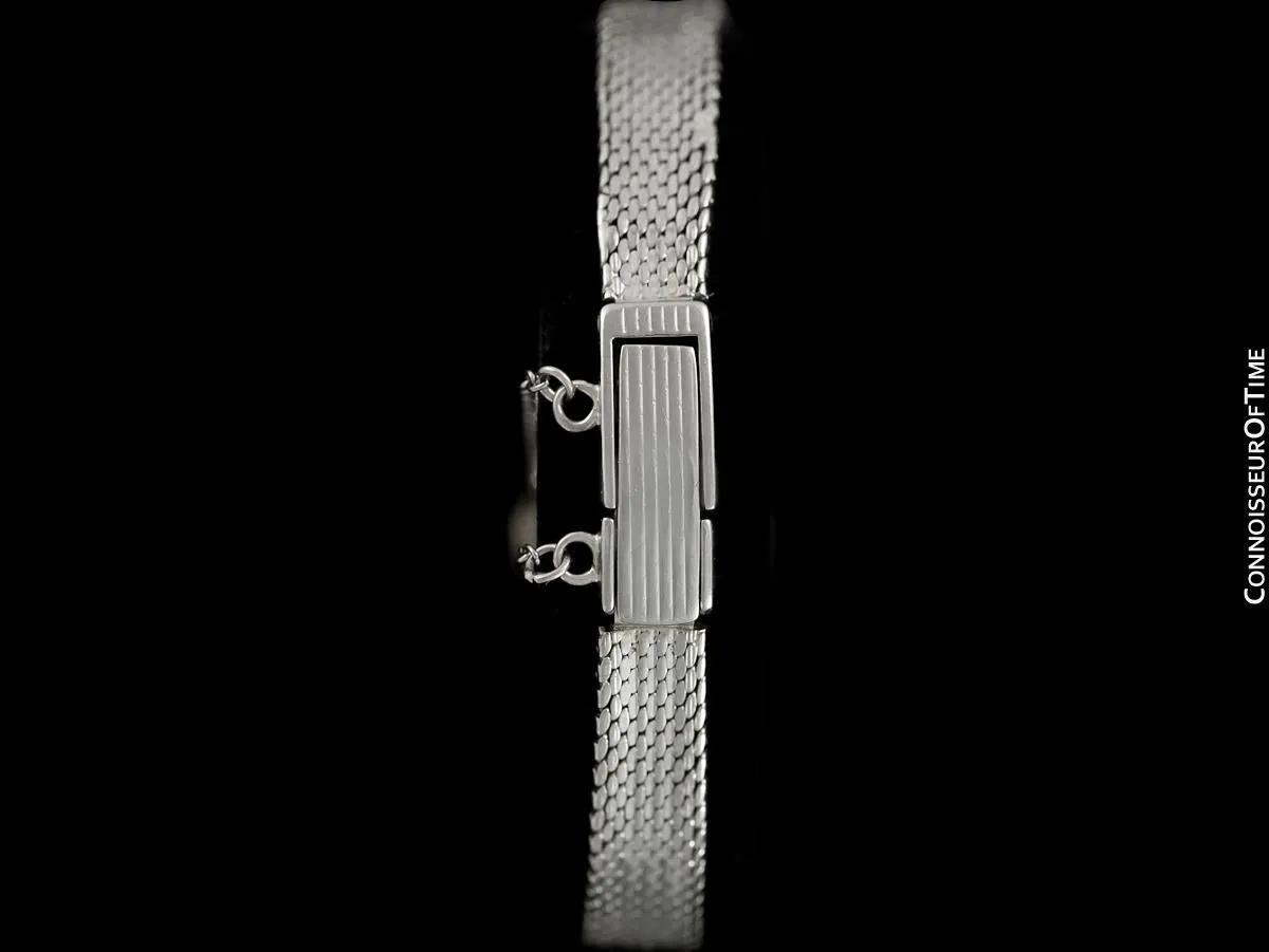 1960's Rolex Ladies Vintage Cocktail Watch - 18K White Gold & Diamonds