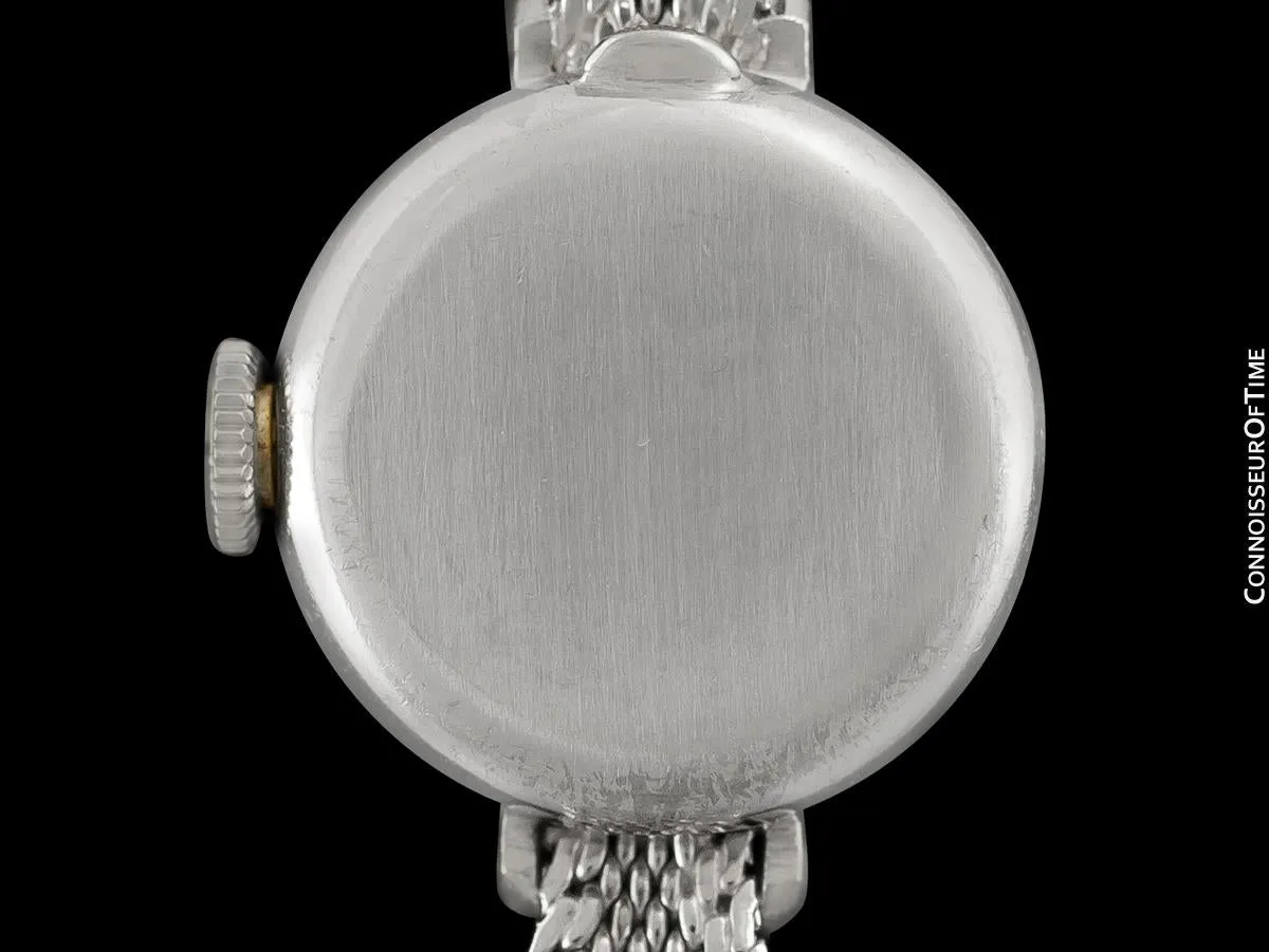 1960's Rolex Ladies Vintage Cocktail Watch - 18K White Gold & Diamonds