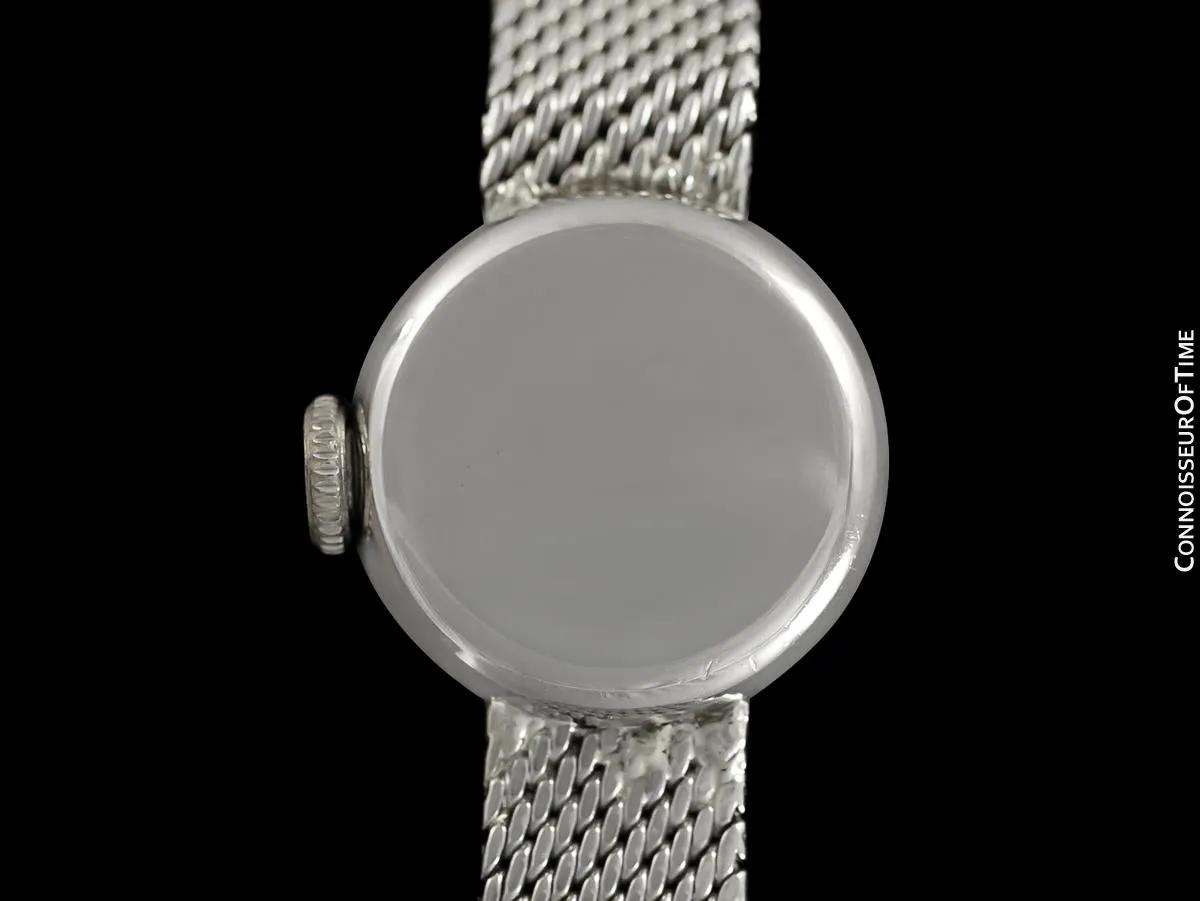 1960's Rolex Ladies Vintage Cocktail Watch - 18K White Gold & Diamonds