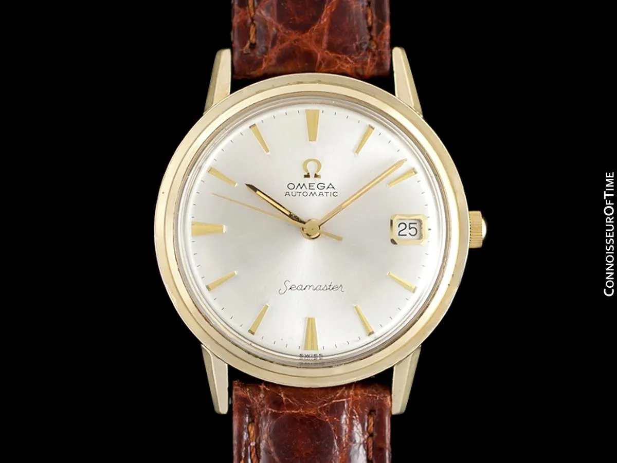 1964 Omega Seamaster Rare Cal. 560 Vintage Mens Watch, Automatic, Date - 14K Gold Filled