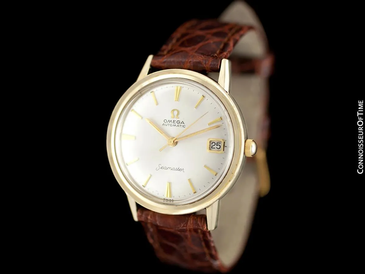 1964 Omega Seamaster Rare Cal. 560 Vintage Mens Watch, Automatic, Date - 14K Gold Filled