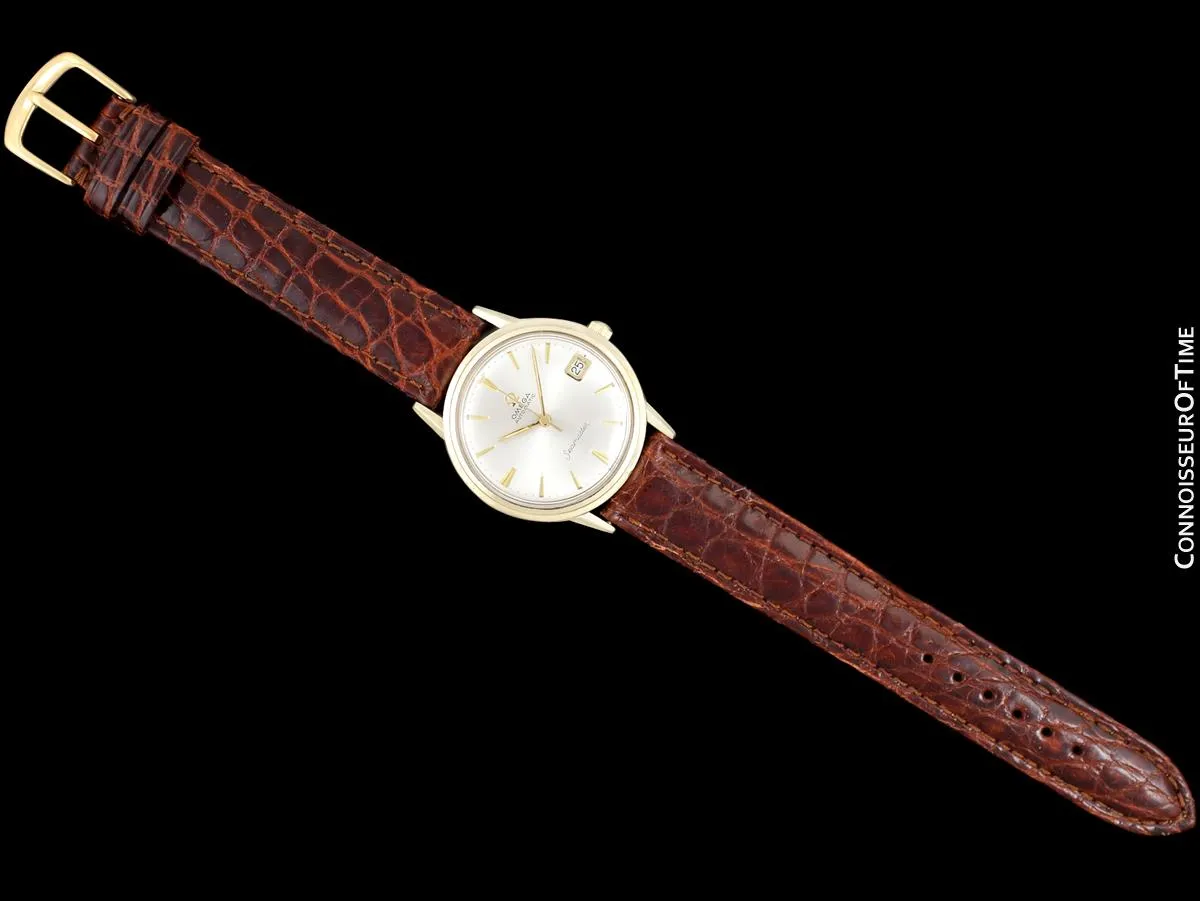 1964 Omega Seamaster Rare Cal. 560 Vintage Mens Watch, Automatic, Date - 14K Gold Filled