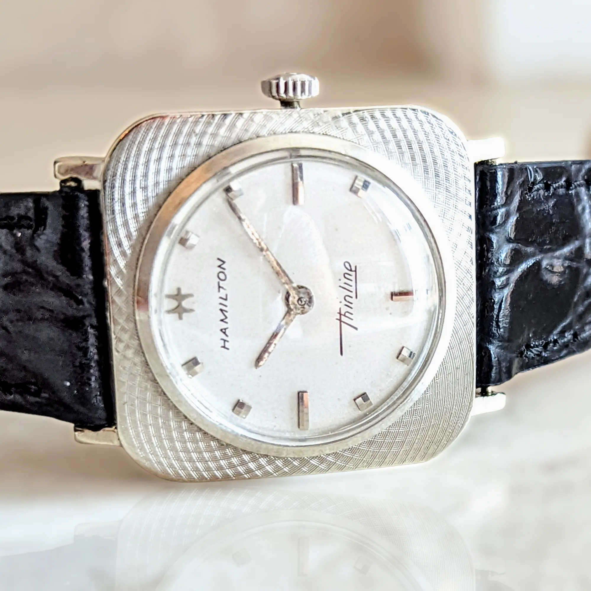 1966 HAMILTON Thinline 2019 Watch 14K GOLD Swiss Made