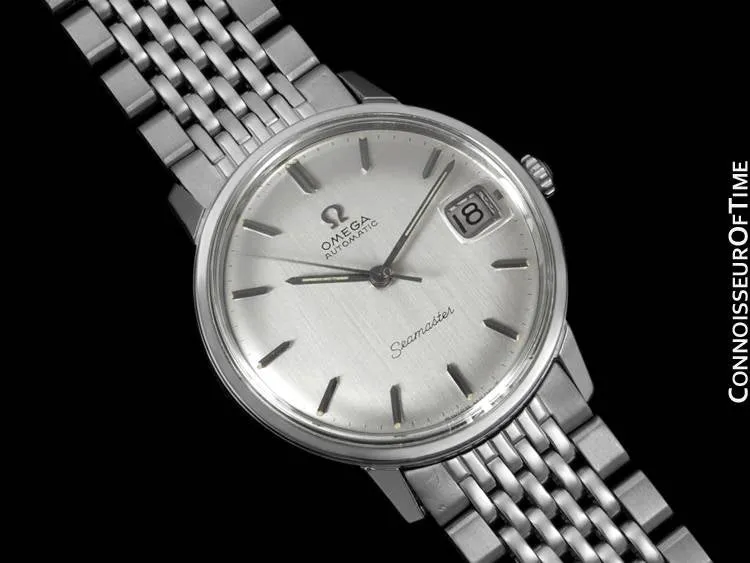1966 Omega Seamaster Vintage Mens Caliber 563 Watch, Automatic - Stainless Steel