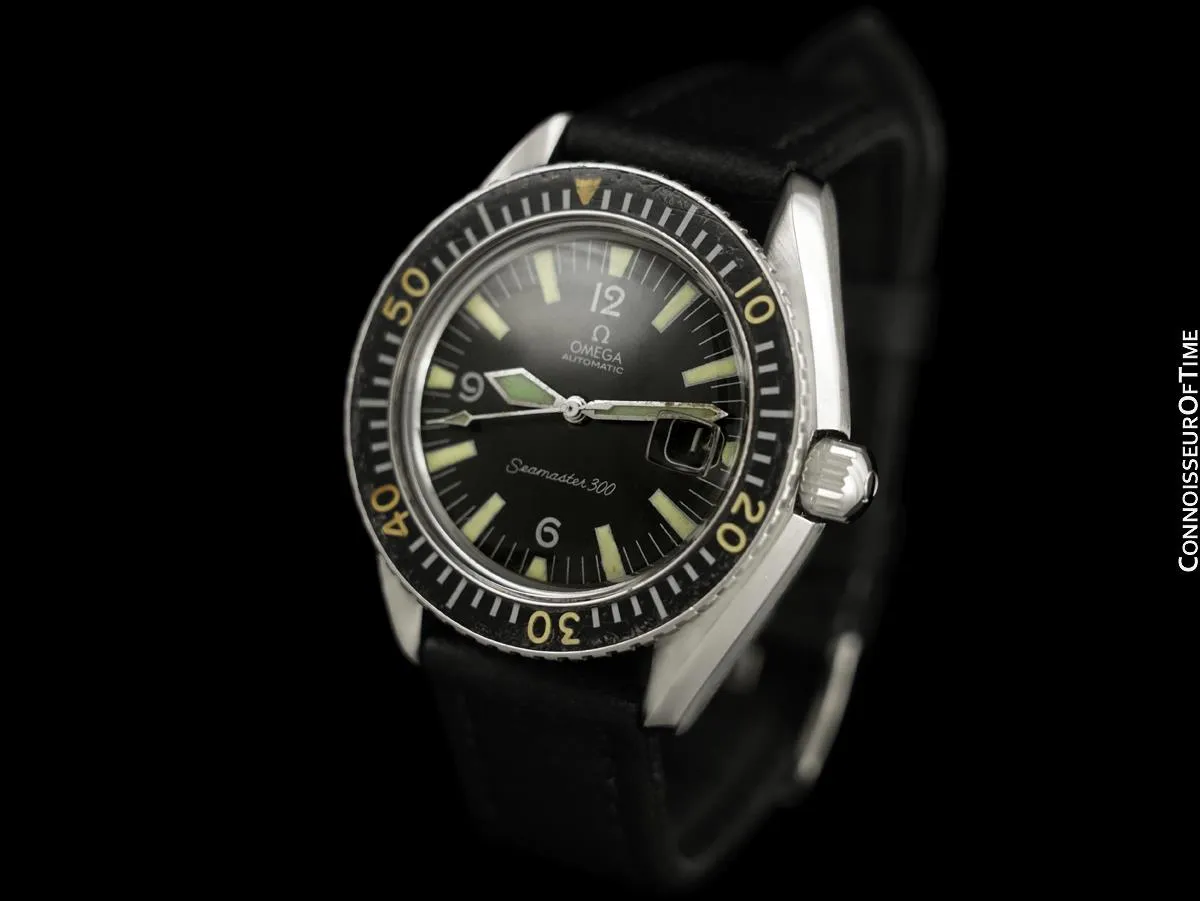 1968 Omega Seamaster 300 Vintage Mens Stainless Steel Divers Watch - Ref. 166.024