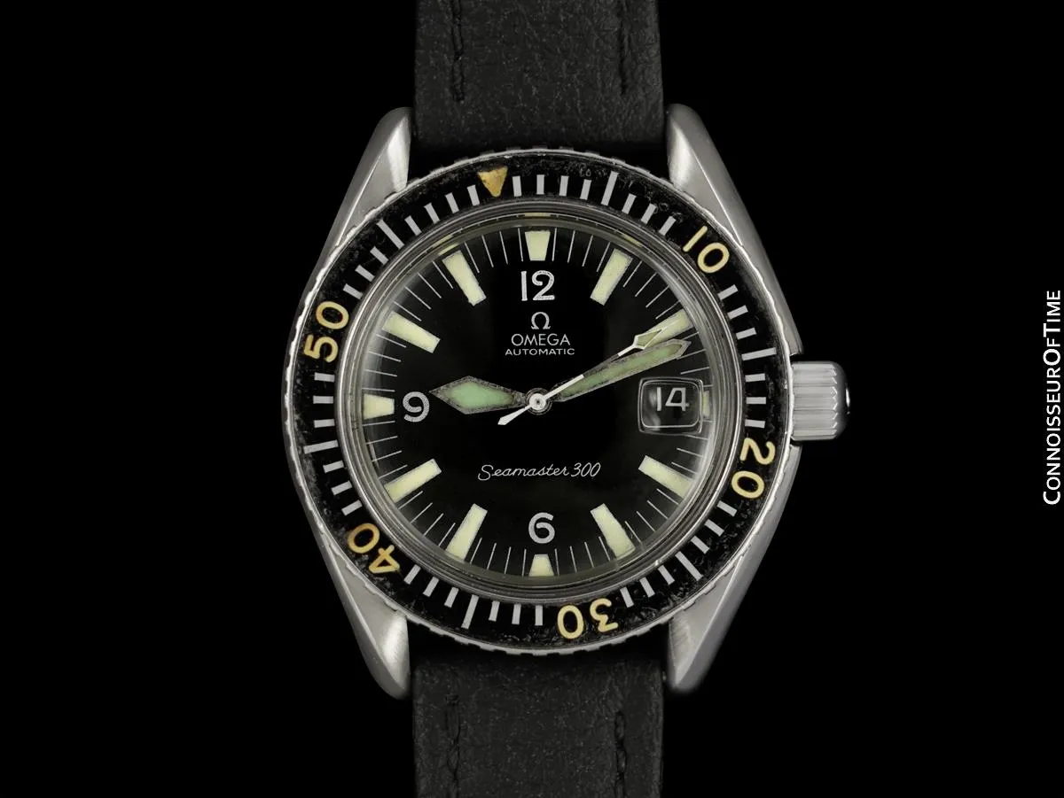 1968 Omega Seamaster 300 Vintage Mens Stainless Steel Divers Watch - Ref. 166.024