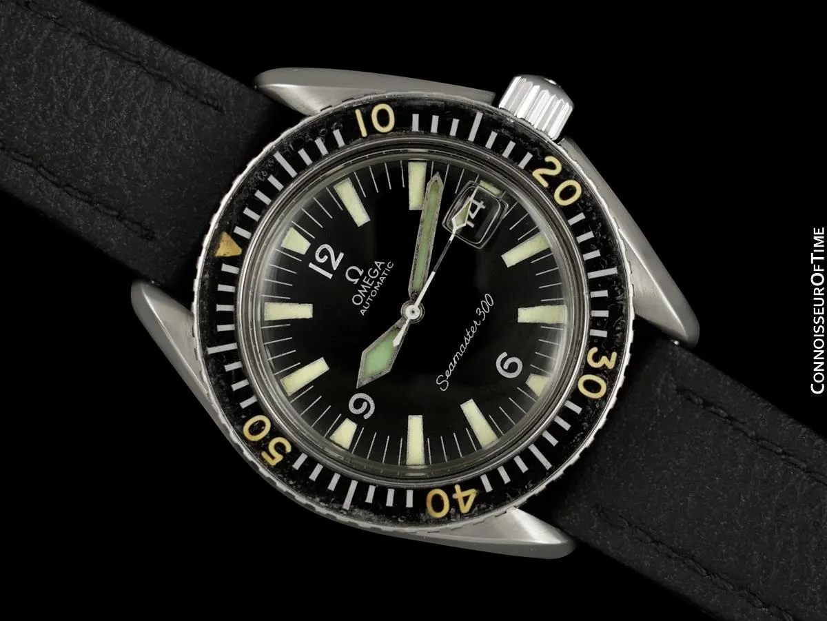 1968 Omega Seamaster 300 Vintage Mens Stainless Steel Divers Watch - Ref. 166.024