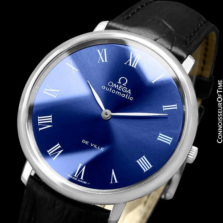 1968 Omega Vintage De Ville Mens Full Size Automatic Watch - Stainless Steel