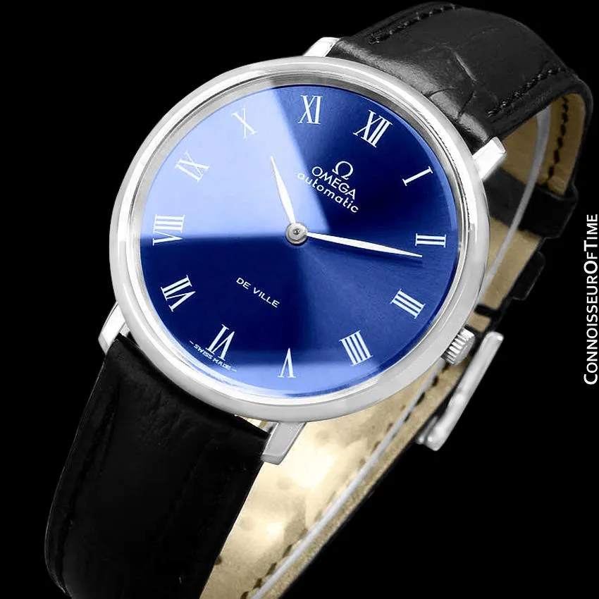 1968 Omega Vintage De Ville Mens Full Size Automatic Watch - Stainless Steel